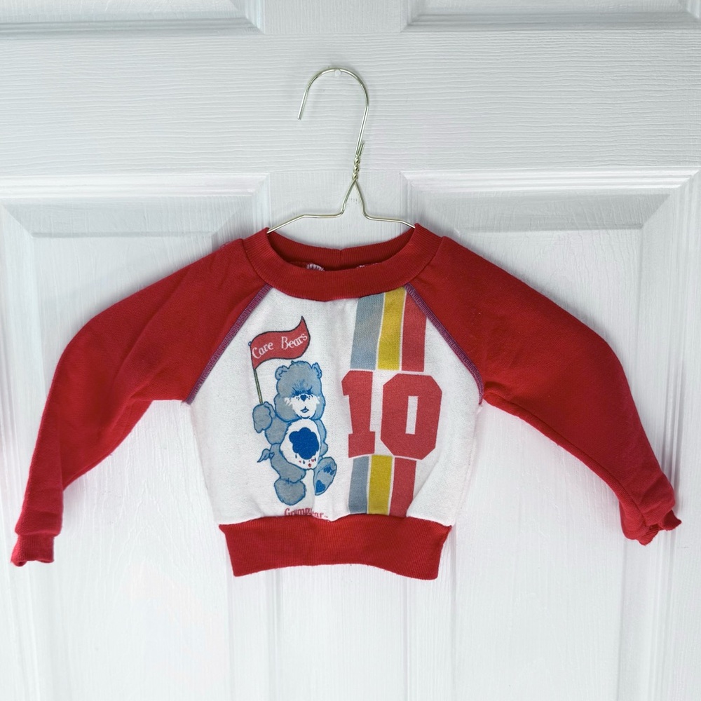 Vintage Baby CARE BEARS Grumpy Bear Crewneck 12months - Picture 1 of 5
